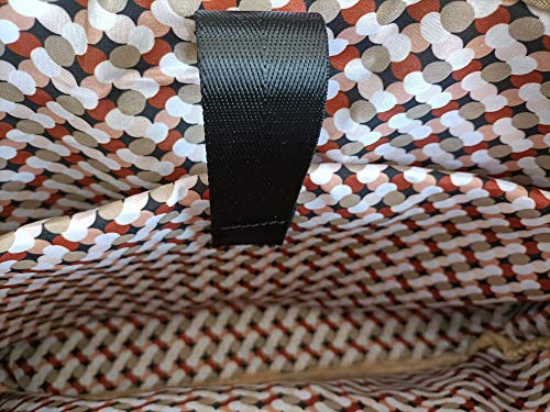 CAMINATTA Maletines Portátil 14” Mujer Marrón Portadocumentos Grande Cuero PU Bolso Bandolera Hombro Cremallera Impermeable Doble Compartimento Tablet Viaje Negocios 37x27x10