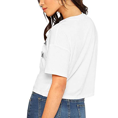 Camiseta de manga corta con estampado de la marca It's Colombia Not Columbia para mujer