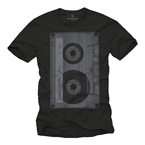 Camiseta Musica Hombre - Caseta - Negro M