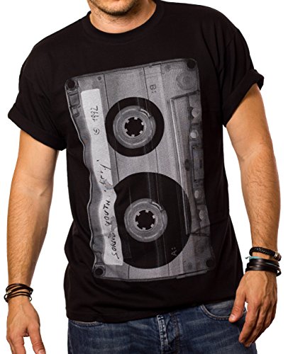 Camiseta Musica Hombre - Caseta - Negro M