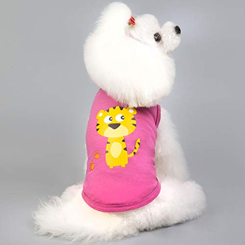 Camisetas para perro gato chaleco, ropa de perrito, ropa de vestir para mujer, masculino para perros pequeños, 2 unidades XXL:tamaño del pecho: 50 cm