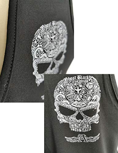 Camisetas Sin Mangas Punk Rock para Mujer Camisetas De Verano Talla Grande Cráneo S