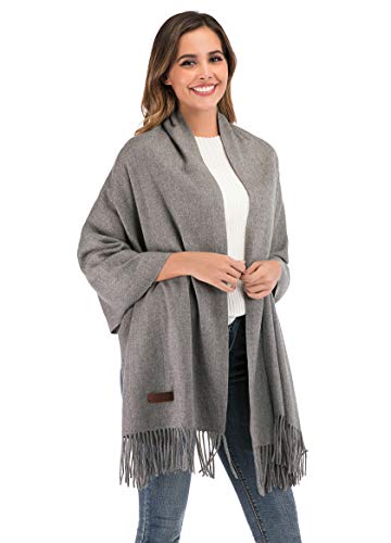 Capas Estolas y Chales Invierno Mujer Unisex Ponchos Cálido Multi-Función Mantón Bufanda Larga para Fiesta Cóctel Bodas Party