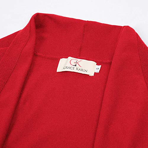 Cárdigan de Manga Larga para Oficina de Primavera y otoño para Mujer XL CLAF1003-6