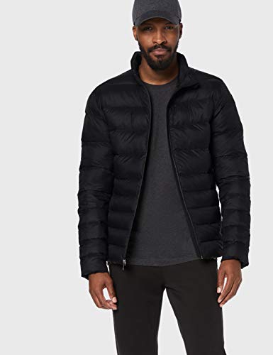 CARE OF by PUMA Chaqueta acolchada impermeable para hombre, Negro (Black), L, Label: L