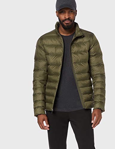 CARE OF by PUMA Chaqueta acolchada impermeable para hombre, Verde (Green), XL, Label: XL