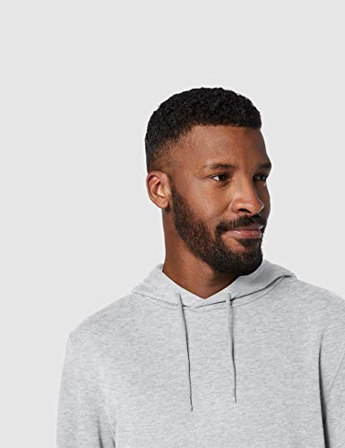 CARE OF by PUMA Sudadera con capucha de manga larga para hombre, ajuste alto, light grey, XXL, Label: XXL