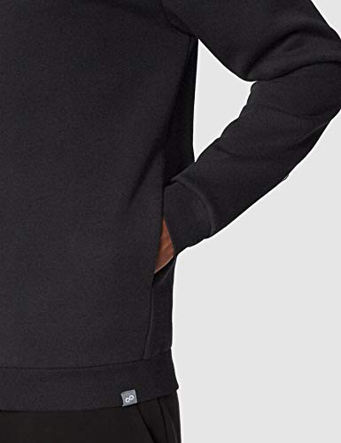 CARE OF by PUMA Sudadera con capucha, forro y cremallera de manga larga para hombre, dark grey, S, Label: S