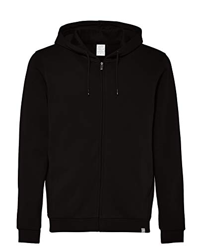 CARE OF by PUMA Sudadera con capucha, forro y cremallera de manga larga para hombre, Negro (Black), S, Label: S