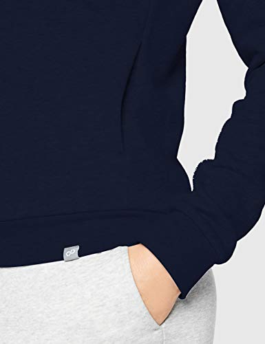 CARE OF by PUMA Sudadera con capucha, tejido de rizo y cremallera para mujer, Blue (Navy), 38, Label: S