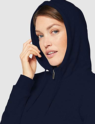 CARE OF by PUMA Sudadera con capucha, tejido de rizo y cremallera para mujer, Blue (Navy), 38, Label: S