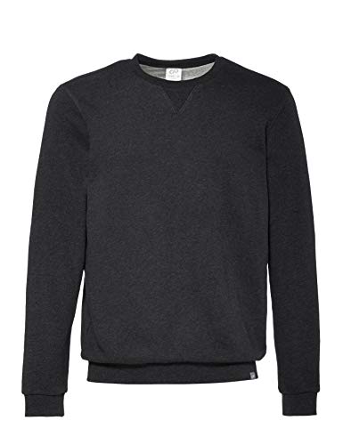 CARE OF by PUMA Sudadera de manga larga con cuello redondo para hombre, Gris (Grey), M, Label: M