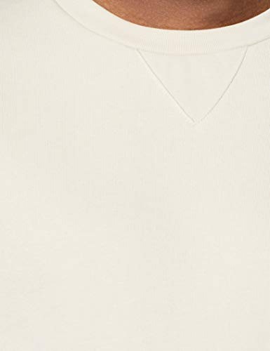 CARE OF by PUMA Sudadera de manga larga con forro y cuello redondo para hombre., Beige, 3XL, Label: 3XL