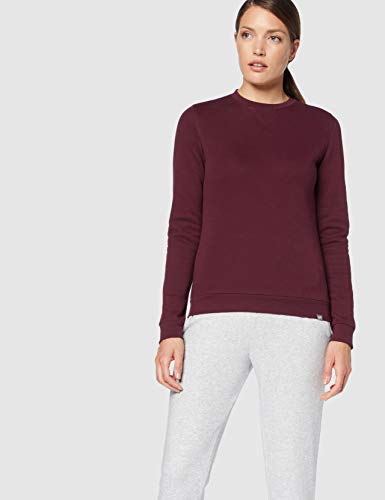 CARE OF by PUMA Sudadera de manga larga con forro y cuello redondo para mujer, Rojo (Red), 36, Label: XS