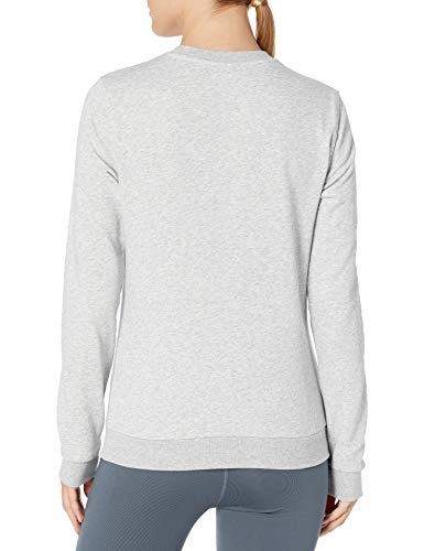 CARE OF by PUMA Sudadera de manga larga y tejido de rizo con cuello redondo para mujer, Gris (Grey), 40, Label: M