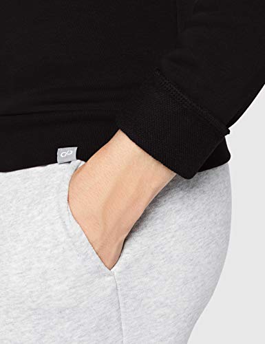 CARE OF by PUMA Sudadera de manga larga y tejido de rizo con cuello redondo para mujer, Negro (Black), 38, Label: S