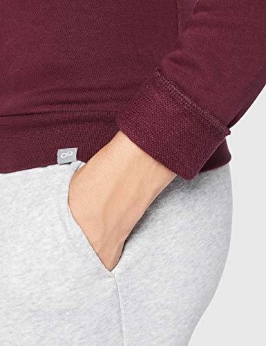 CARE OF by PUMA Sudadera de manga larga y tejido de rizo con cuello redondo para mujer, Rojo (Red), 40, Label: M