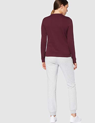CARE OF by PUMA Sudadera de manga larga y tejido de rizo con cuello redondo para mujer, Rojo (Red), 40, Label: M