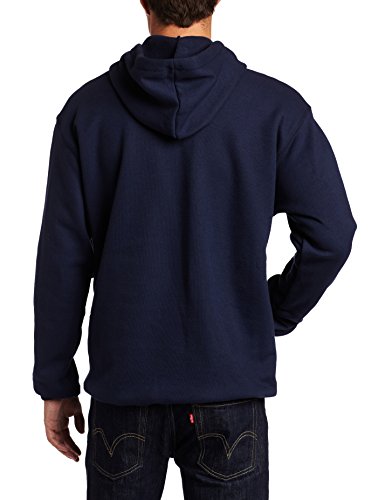 Carhartt K288 Sudadera con capucha para hombre, logotipo de la firma en la manga, peso medio - Azul - X-Large