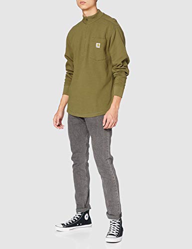 Carhartt Tilden Half Zip Sudadera, Military Olive, S Regular para Hombre