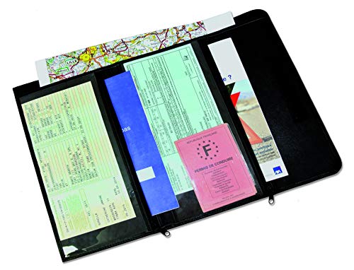 Cartera de piel para documentos del coche, de la marca Interhome