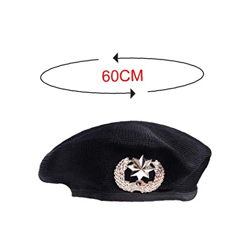 Casecover Los Marineros Militar Sombrero De La Boina Padre-Hijo Rendimiento Boinas Baile del Sombrero De La Estrella Emblema De Sombrero para Las Mujeres Los Hombres del Ejército