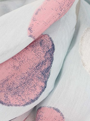 Cashmere Dreams Bufanda de seda para damas con estampado de puntos en el corazón de Zwillingsherz/Accesorio elegante para mujeres también como bufanda/pañuelo de seda