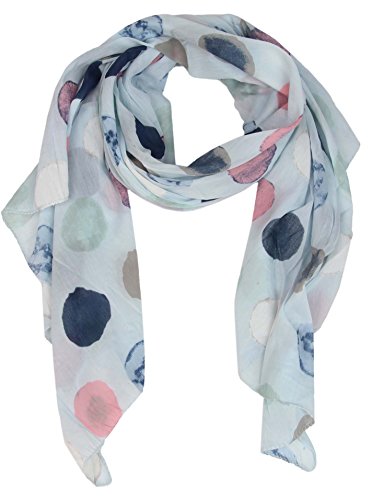 Cashmere Dreams Bufanda de seda para damas con estampado de puntos en el corazón de Zwillingsherz/Accesorio elegante para mujeres también como bufanda/pañuelo de seda