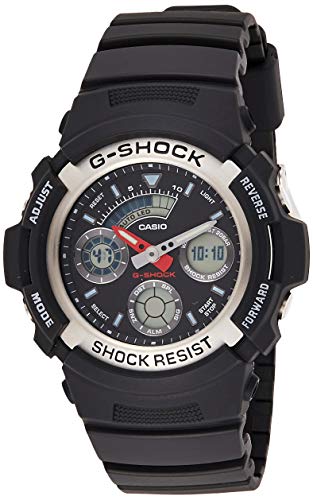 Casio G-SHOCK Reloj Analógico-Digital, 20 BAR, Negro, para Hombre, AW-590-1AER