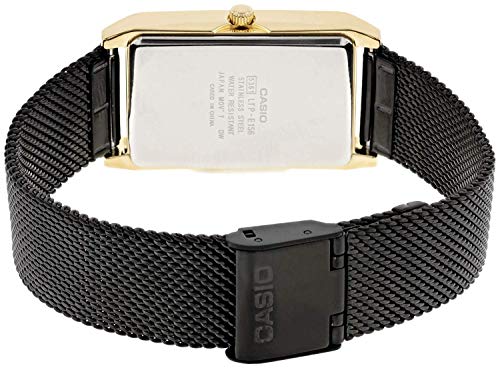 Casio Reloj Analógico para Mujer de Cuarzo con Correa en Acero Inoxidable LTP-E156MGB-1AEF