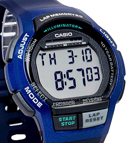 Casio Reloj Digital para Hombre de Cuarzo con Correa en Resina WS-1000H-2AVEF