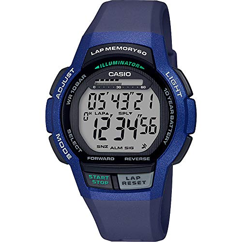 Casio Reloj Digital para Hombre de Cuarzo con Correa en Resina WS-1000H-2AVEF