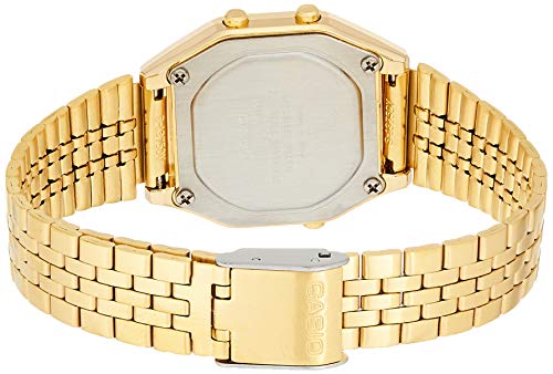 Casio Reloj Digital para Mujer de Cuarzo con Correa en Acero Inoxidable LA680WEGA-4CEF