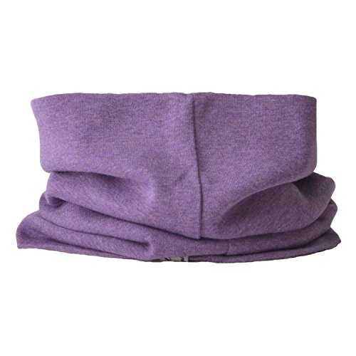 Casualbox Unisex Cinta Para El Pelo Cuello Más Cálido 1 Orgánico Algodón Hecho En Japón Bufanda Púrpura