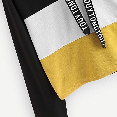 catmoew Sudaderas Adolescentes Chicas Sudaderas Mujer Tumblr con Capucha Estampado Blusa Tops Camiseta de Manga Larga Tumblr Cortas con Capucha Adolescente Niña