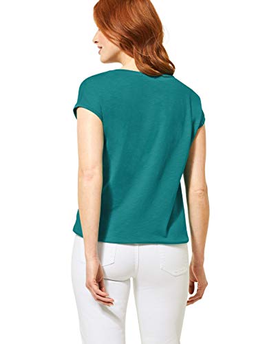 Cecil 314729 Indra Camiseta, Verde Esmeralda Vital, X-Small para Mujer