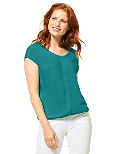 Cecil 314729 Indra Camiseta, Verde Esmeralda Vital, X-Small para Mujer