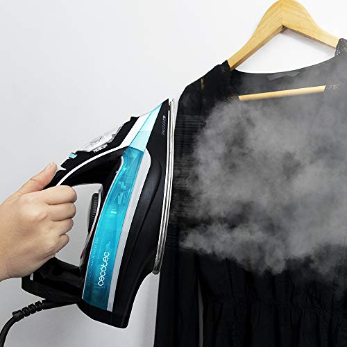 Cecotec Plancha Ropa Vapor 3D ForceAnodized 550. 3100 W. Golpe de Vapor 200 gr/min. Suela Anodizada. Vapor Continuo 55 gr/min. Depósito de 400 ml. Antical. Auto Apagado. Modo Eco. Auto Limpieza.