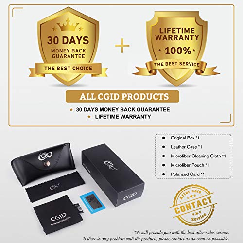 CGID E72 Steampunk estilo retro inspirado círculo metálico redondo gafas de sol polarizadas para hombres