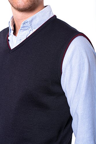 Chaleco Caballero de Pico sin Mangas (XL, Marino)