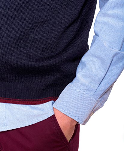 Chaleco Caballero de Pico sin Mangas (XL, Marino)