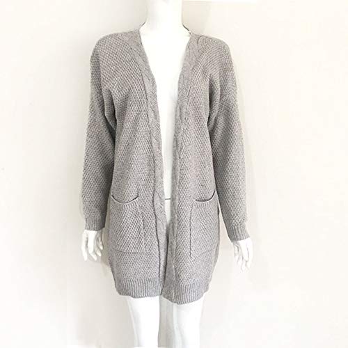 Chaleco Chaquetas Mujer largas Comprar Lana Invierno Rebajas jerséis Punto Rosa Mujer Cardigan Playa Largo Fino Hombre Chaqueta Vaquera de Larga sin Mangas Chaquetas Invierno Abrigo Primavera