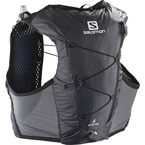 Chaleco de hidratación Salomon Active Skin 4 para hombre con SensiFit y construcción Quick Link para trail running