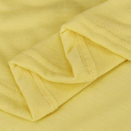 Chaleco Mujer Sexy, Covermason Chaleco sin Mangas con Estampado de Sol Sexy Camiseta Blusa(42,Amarillo)
