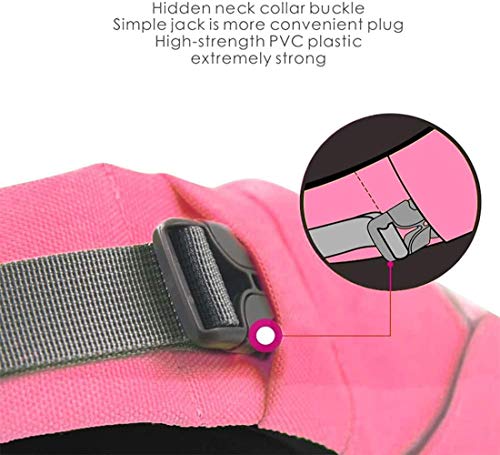 Chaleco Salvavidas para Perros Chaleco Salvavidas Reflectante para Mascotas con Flotabilidad Superior Y Mango Rescate Dispositivo Rescate Natación para Perros Ajustable,Rosado,M