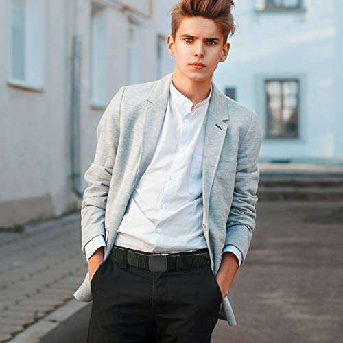 Chalier Schwarz & Armee Grün Cinturón, 01-negro y verde militar, Talla única Unisex Adulto