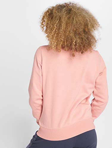 Champion Crewneck Sweatshirt Sudadera, Rosa (Rtn Ps033), Small para Mujer