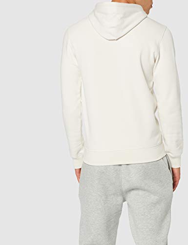Champion Hombre - Sudadera con Capucha Classic Logo - Ecru, XL
