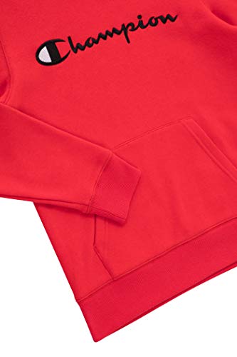 Champion Kids Clothes Sweatshirts Youth Heritage Fleece Pull On Hoody Sweatshirt with Hood (Heritage Scarlet, Small)