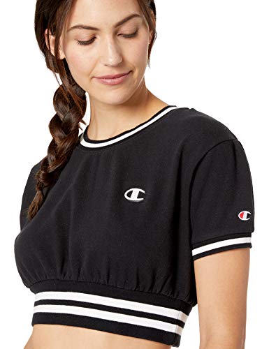 Champion LIFE Women's Vintage Dye Fleece Cropped Crew